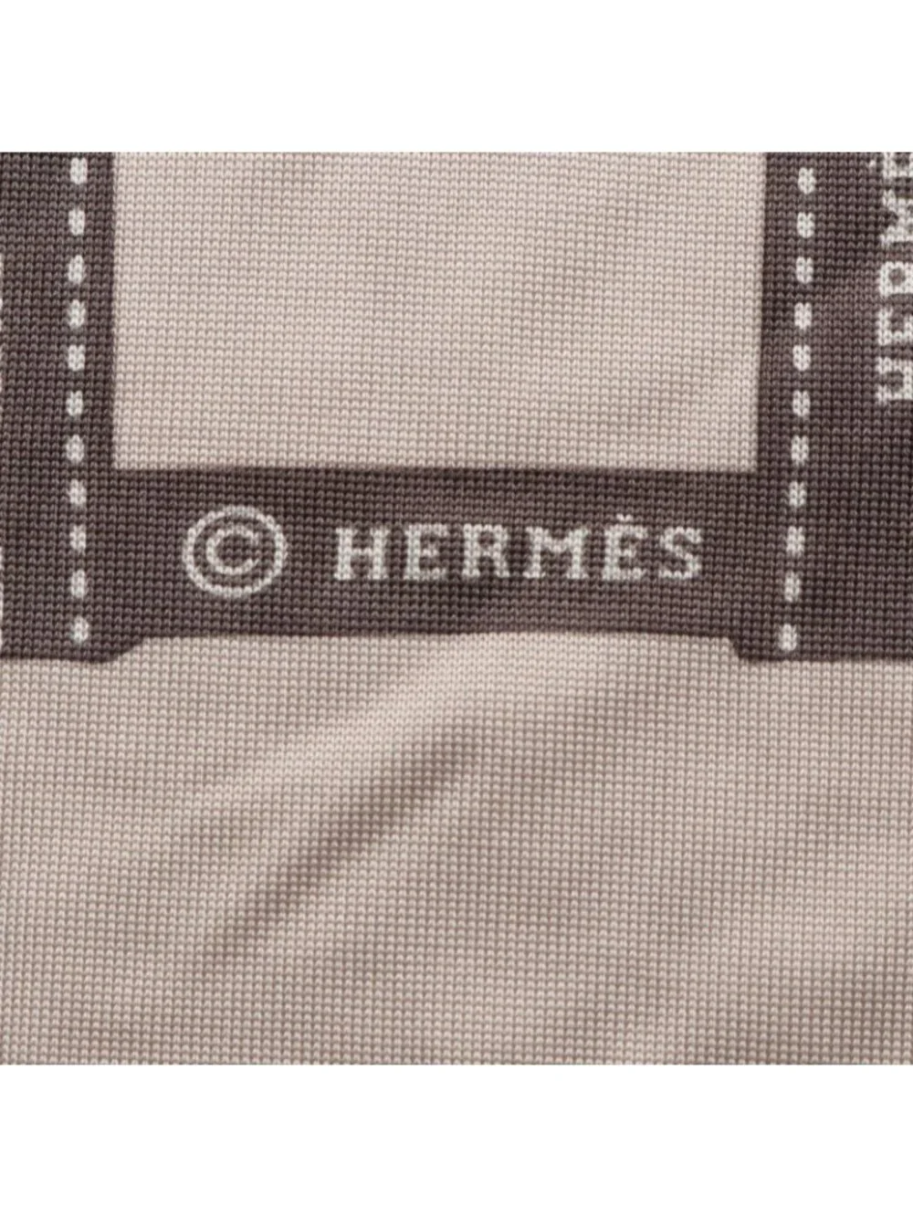 Hermes Scarf Smooth Carre 90 Bolduc Ribbon Silk